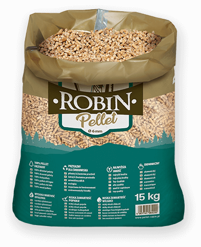 worek pelletu opałowego Robin do kupienia w Brzostku lub sklepie internetowym